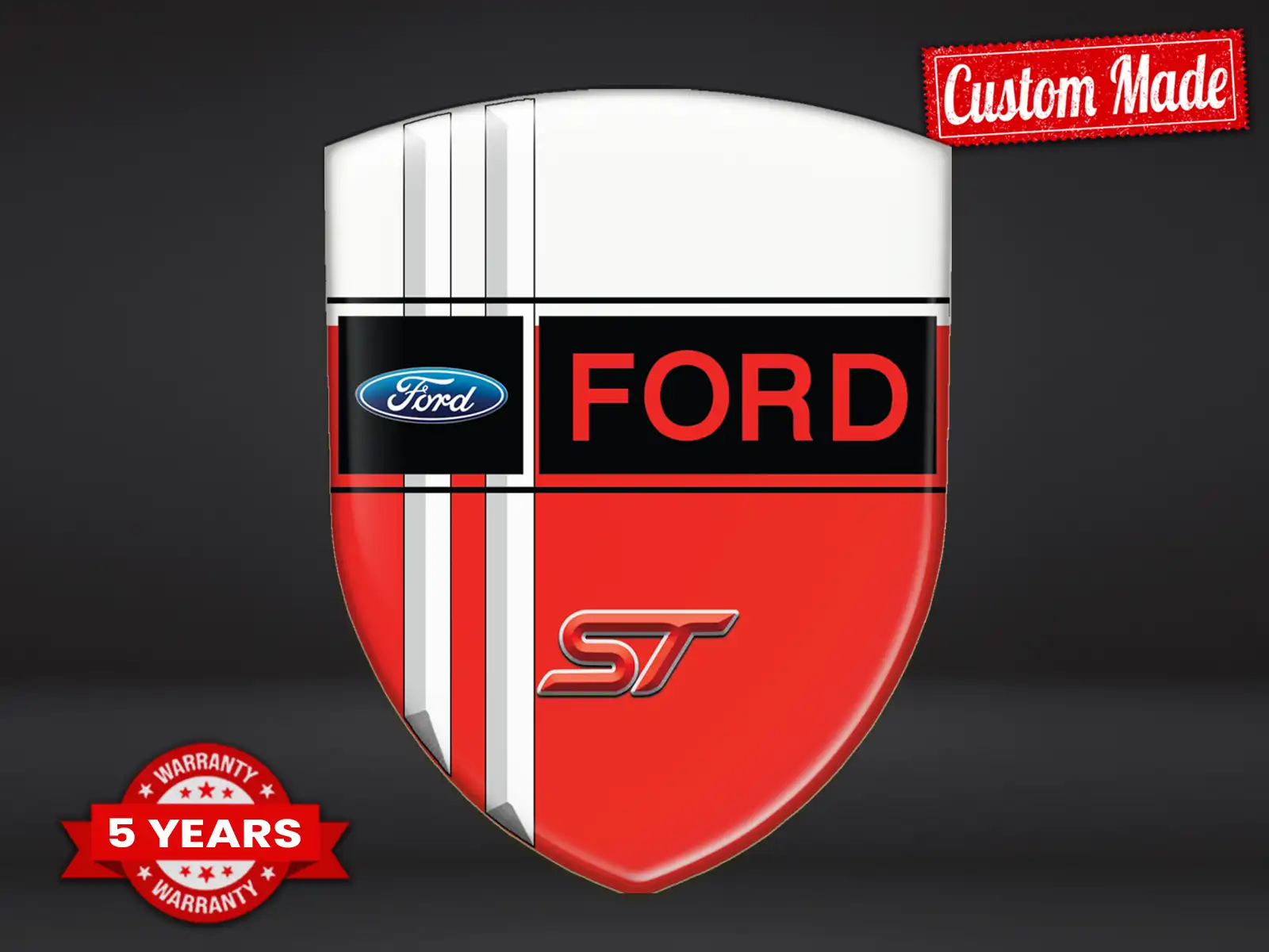Ford Adesivi Logo Stampati Chic Max Pro Durevoli